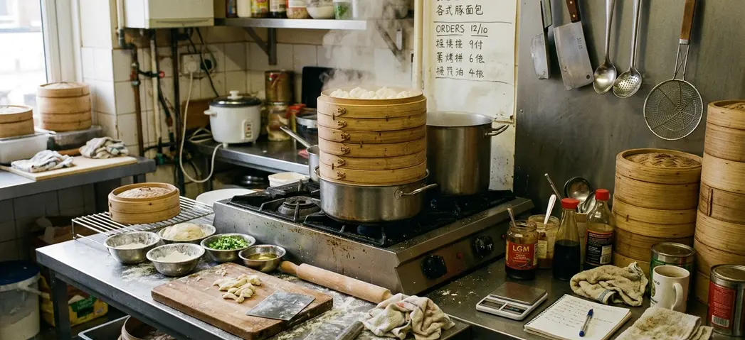 Image showing steamer_buns